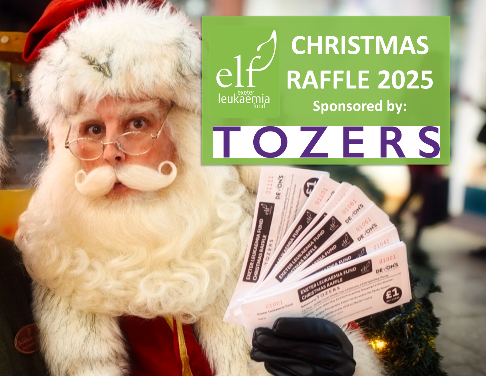 Christmas Raffle sponsored by Tozers
