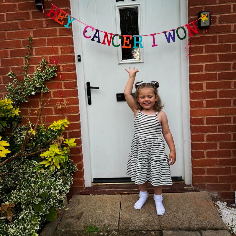 Sophia beats cancer