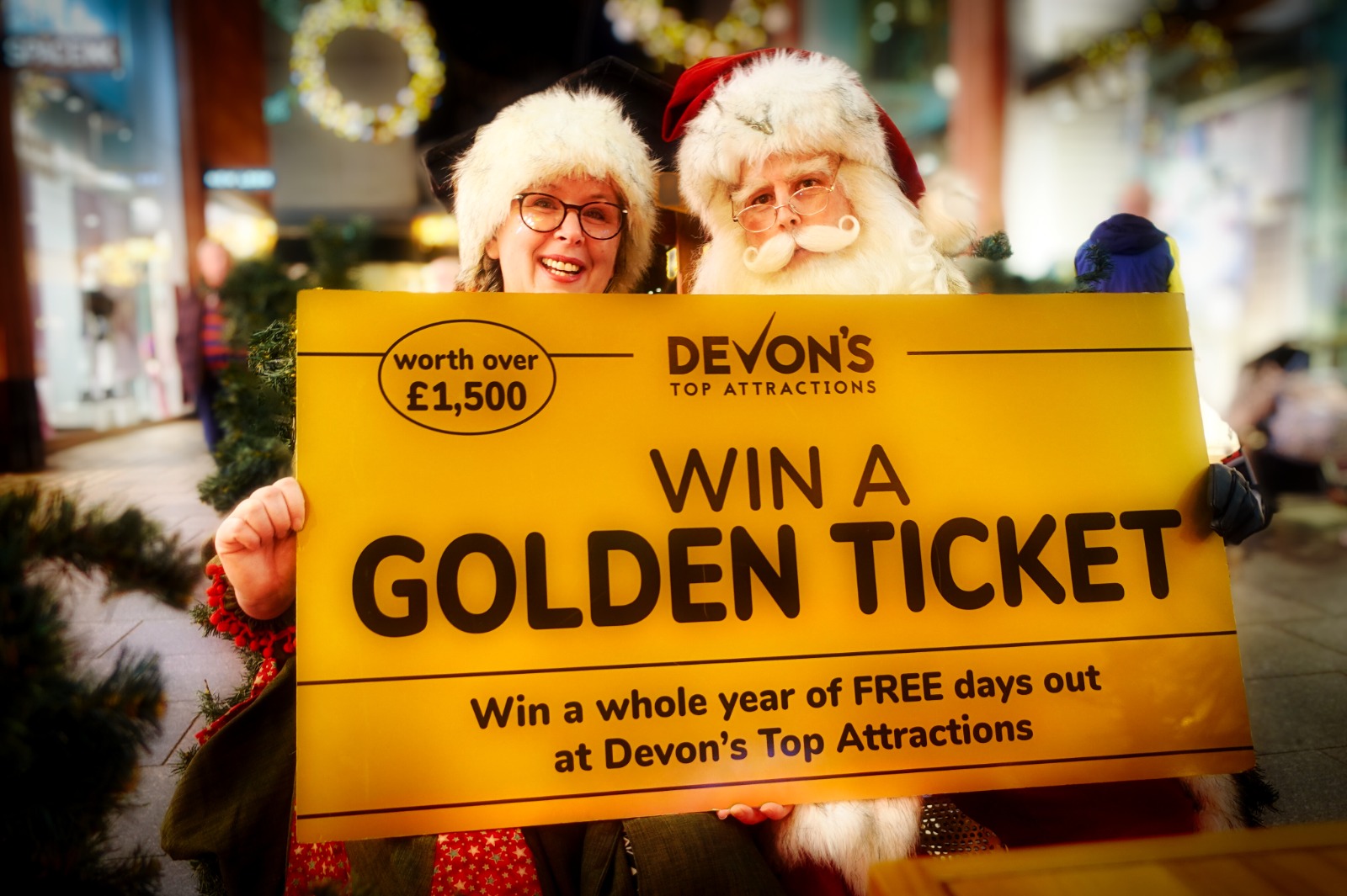 Win a Devon's Top Attractions Golden Ticket